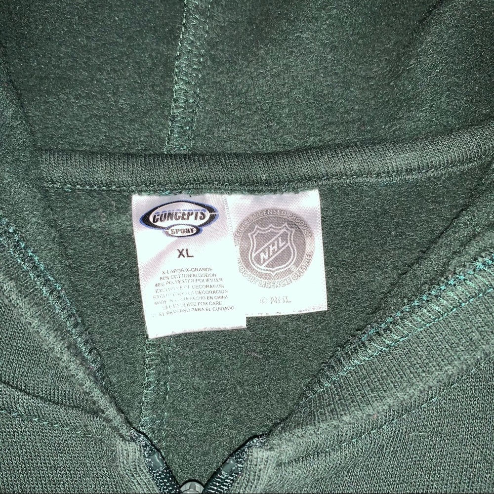 NHL Wild Green Hooded Pajama Onesie - Picture 4 of 7